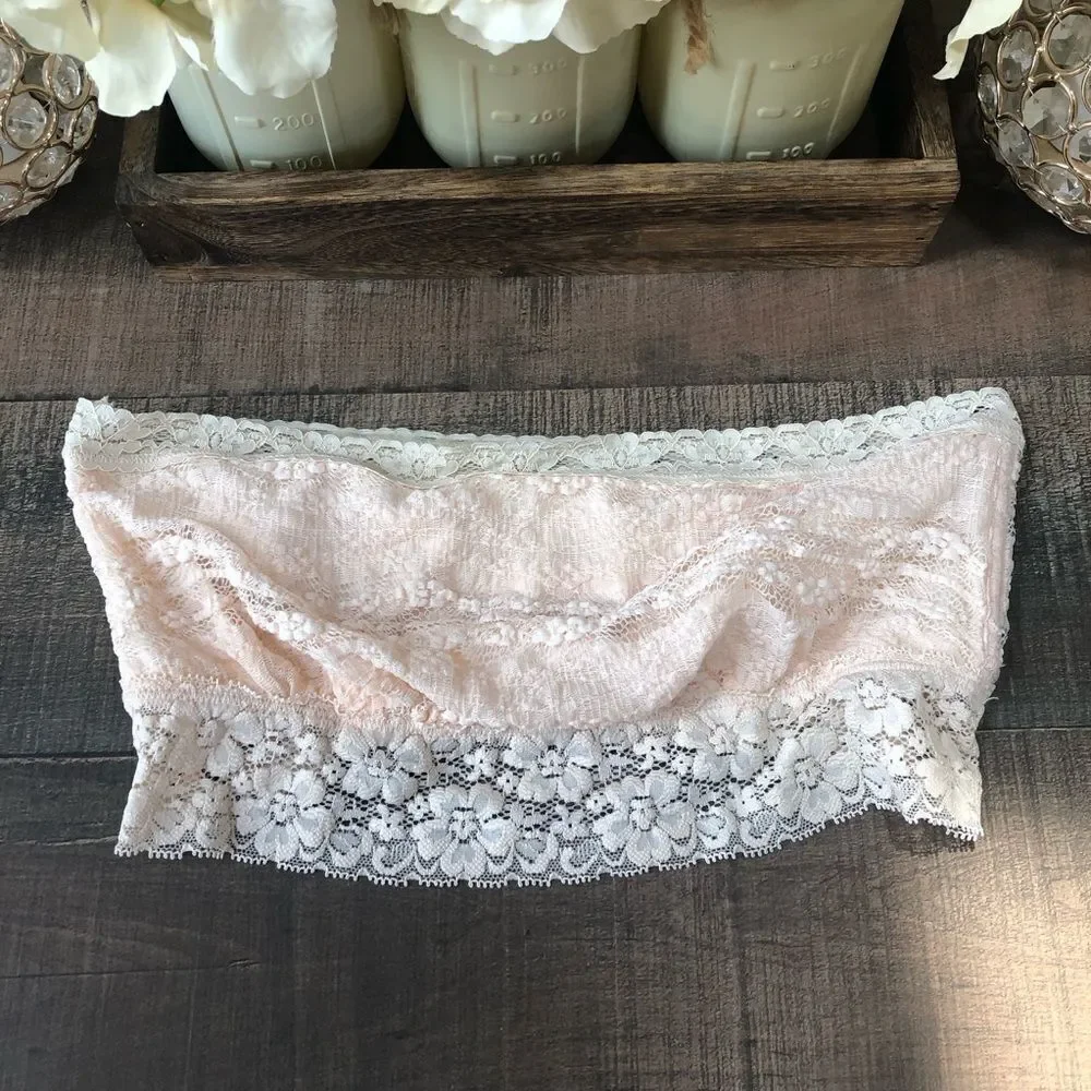 Free People Lace Bandeau Bra